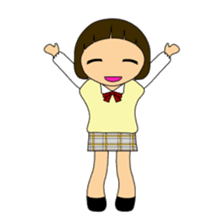 High school girls of japan sticker #722423