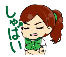 Daily conversation of the Fukuoka-Girl sticker #722562