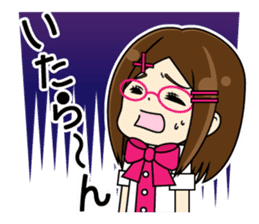 Daily conversation of the  Fukuoka-Girl sticker #722569