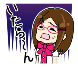 Daily conversation of the Fukuoka-Girl sticker #722569