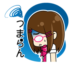 Daily conversation of the Fukuoka-Girl sticker #722570
