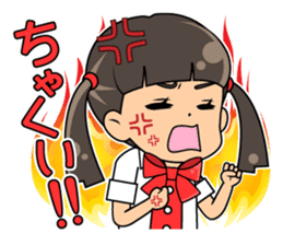 Daily conversation of the  Fukuoka-Girl sticker #722583