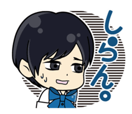 Daily conversation of the Fukuoka-Girl sticker #722587