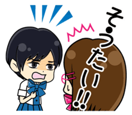 Daily conversation of the Fukuoka-Girl sticker #722588