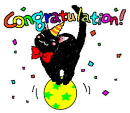 CATS for <Congratulations & Thank you> sticker #722802