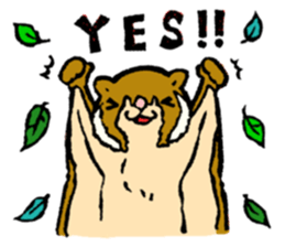 Pretty animals of the forest sticker #722992