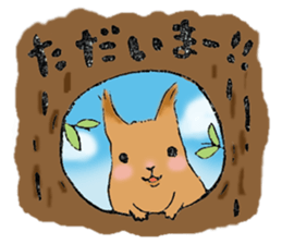 Pretty animals of the forest sticker #723019