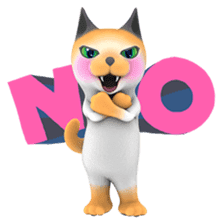 Yasaneko the perverse cats Taroimo Ver. sticker #724080