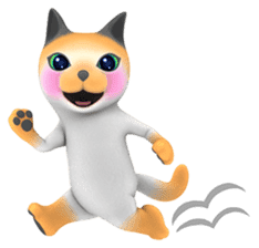 Yasaneko the perverse cats Taroimo Ver. sticker #724083