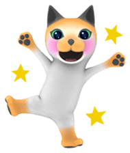 Yasaneko the perverse cats Taroimo Ver. sticker #724084