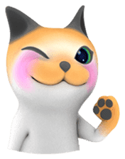 Yasaneko the perverse cats Taroimo Ver. sticker #724086