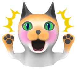 Yasaneko the perverse cats Taroimo Ver. sticker #724089