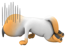 Yasaneko the perverse cats Taroimo Ver. sticker #724095