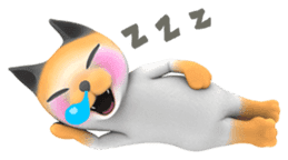 Yasaneko the perverse cats Taroimo Ver. sticker #724098