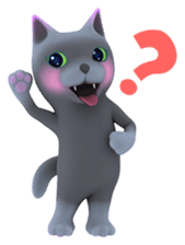 Yasaneko the perverse cats Taroimo Ver. sticker #724106