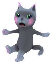 Yasaneko the perverse cats Taroimo Ver. sticker #724109