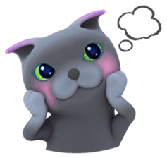 Yasaneko the perverse cats Taroimo Ver. sticker #724110