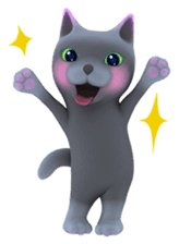 Yasaneko the perverse cats Taroimo Ver. sticker #724112