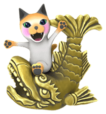 Yasaneko the perverse cats Taroimo Ver. sticker #724118