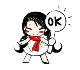 WingTip The Red Scarf sticker #724608