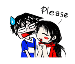 WingTip The Red Scarf sticker #724614