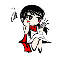 WingTip The Red Scarf sticker #724635