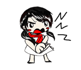 WingTip The Red Scarf sticker #724639