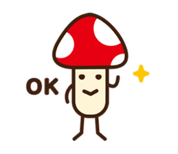 Mr.mushroom sticker sticker #725781