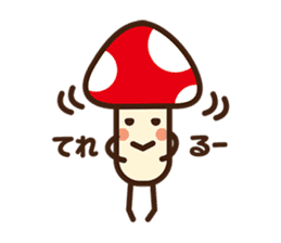 Mr.mushroom sticker sticker #725786