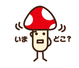 Mr.mushroom sticker sticker #725795