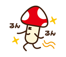 Mr.mushroom sticker sticker #725799