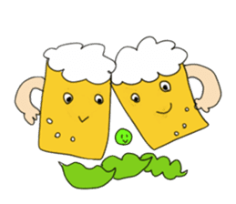 BEER MAN sticker #726221