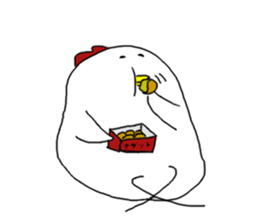 Chicken with no motivation sticker #726329