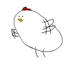Chicken with no motivation sticker #726331