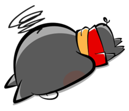 Sue of black piglet sticker #727065