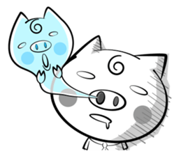 Sue of black piglet sticker #727082