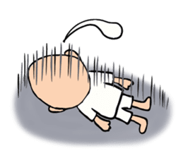 Old man of the round eyes sticker #727157