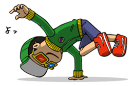 Enjoyable BREAK DANCE LIFE by B.B.crew sticker #727185