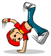 Enjoyable BREAK DANCE LIFE by B.B.crew sticker #727188