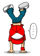 Enjoyable BREAK DANCE LIFE by B.B.crew sticker #727192