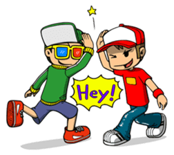 Enjoyable BREAK DANCE LIFE by B.B.crew sticker #727199