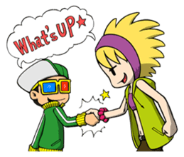 Enjoyable BREAK DANCE LIFE by B.B.crew sticker #727200