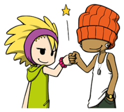 Enjoyable BREAK DANCE LIFE by B.B.crew sticker #727202