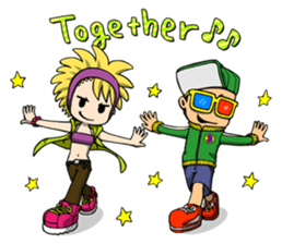 Enjoyable BREAK DANCE LIFE by B.B.crew sticker #727215