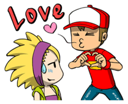 Enjoyable BREAK DANCE LIFE by B.B.crew sticker #727219