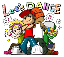 Enjoyable BREAK DANCE LIFE by B.B.crew sticker #727222