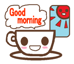 Chattering cafe menu sticker #727423