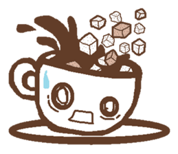 Chattering cafe menu sticker #727425