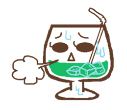 Chattering cafe menu sticker #727433