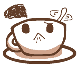 Chattering cafe menu sticker #727436